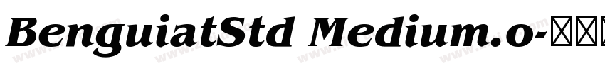 BenguiatStd Medium.o字体转换 BenguiatStd Medium.o字体转换
